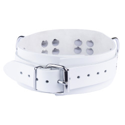 The Red Collier en cuir Ultra Blanc